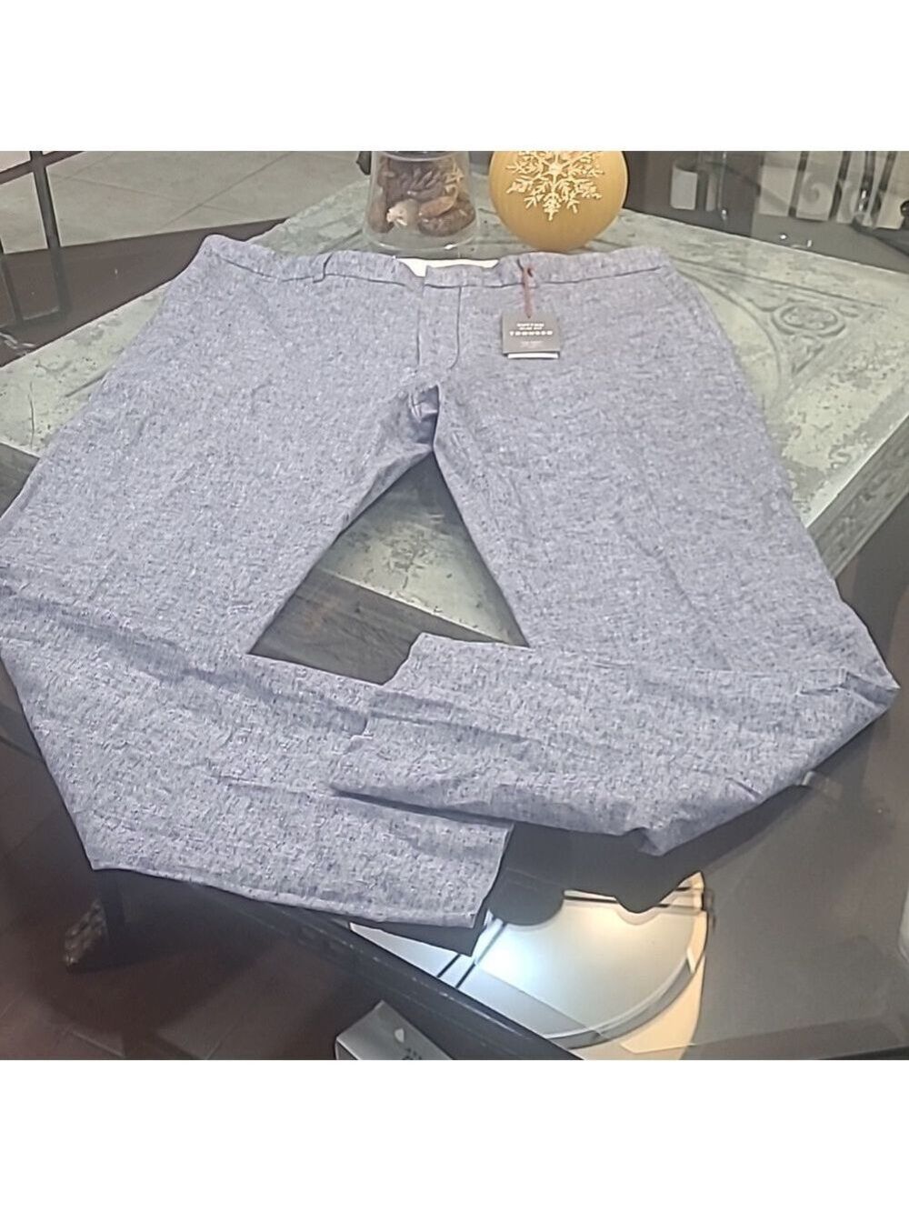 Club Monaco Mens Linen And Cotton Blend Dress Pants 36x32 New
